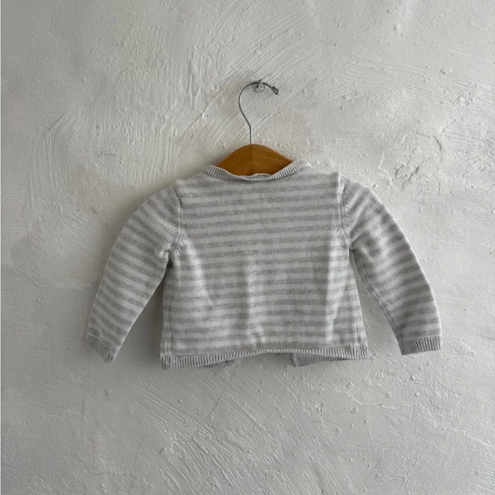 Carters 6month Trendy 100% cotton striped cardigan